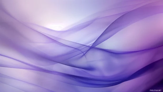 Serene cool purple wallpaper featuring abstract waves and gentle curves.