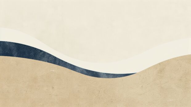 Abstract Minimalist landscape, muted earth tones desktop HD wallpaper.