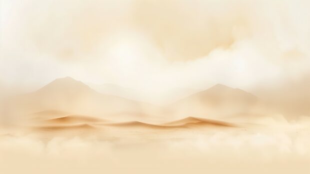 Abstract minimalist desert landscape, soft sand hues background.