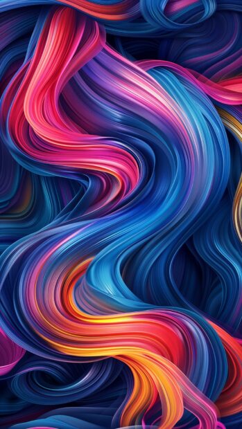 Abstract sky, swirling clouds and colors iPhone wallpaper HD free download.