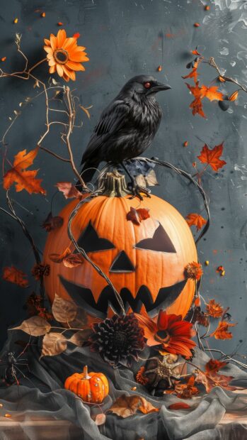 Aesthetic Halloween iPhone Wallpaper HD.