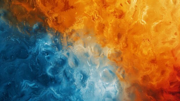 Background Abstract fire and ice, contrasting elements.