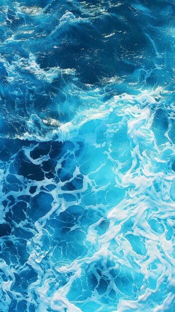 Blue ocean iphone wallpaper HD.