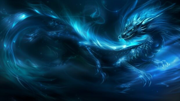 Cool Dragon HD Desktop Wallpaper.