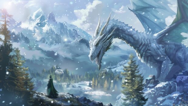 Cool Dragon Wallpaper High Resolution 4K.