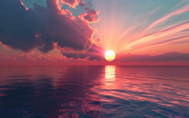 Cool Sunset Desktop Wallpaper HD.