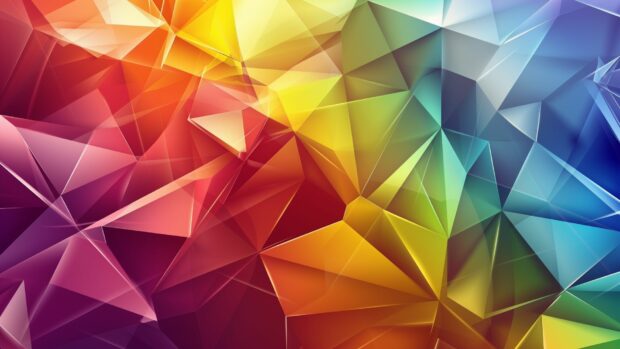 Cool geometric wallpaper HD for desktop.