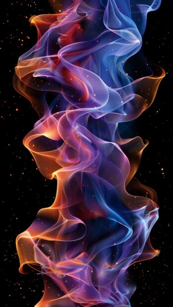 Download Abstract music waves, colorful sound waves iPhone wallpaper HD.