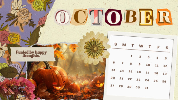 Download October 2024 Calendar Background.