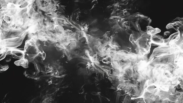 Download abstract smoke texture, wispy patterns, dark Desktop Background.