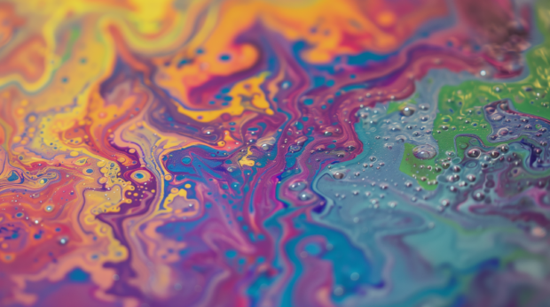 Fluid acrylic pour, marbled colors 4K Abstract Wallpaper free download.