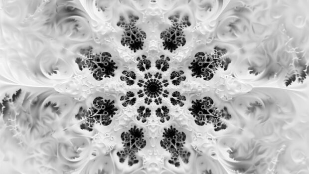 Fractal patterns, intricate abstract design.