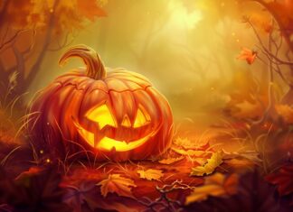 Free Download Pumpkin Halloween Desktop Wallpaper HD.