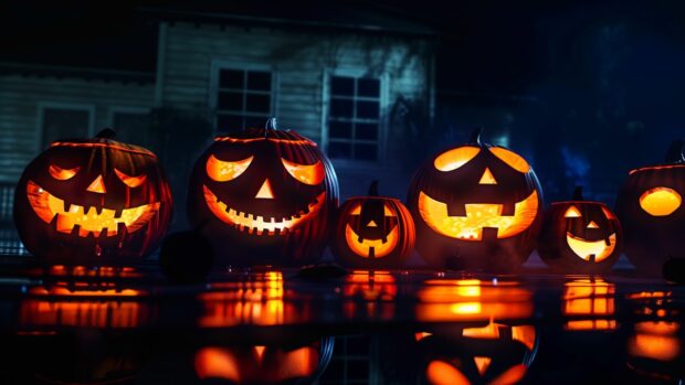 Free Download Pumpkin Halloween Wallpaper 1920x1080.