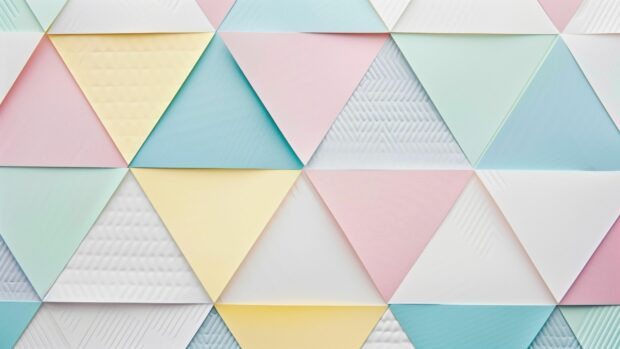Free download 1920×1080 HD Wallpapers with minimalist geometric patterns, soft pastel colors.