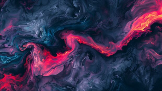 Free download abstract art sky, swirling clouds and colors HD Wallpaper.