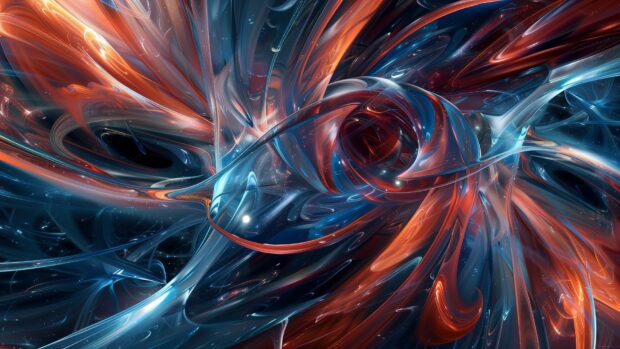 Free download abstract art space time continuum, bending and twisting HD PC  Wallpaper.