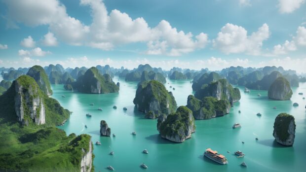 Ha Long Bay Wallpaper.