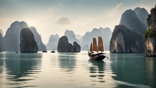 Ha Long Bay Wallpaper HD for PC.