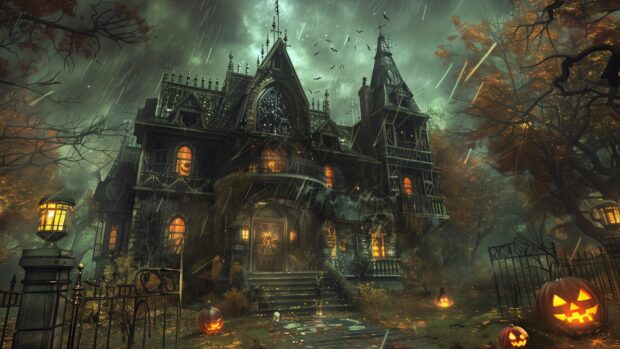 Halloween HD Background 1080p Free Download.