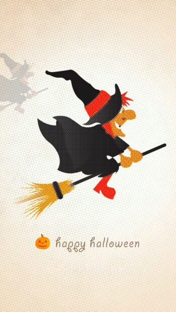 Happy Halloween iPhone Wallpaper HD Free.