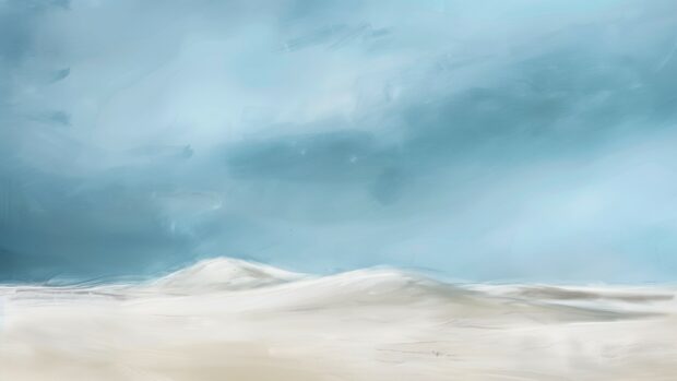 Minimalist abstract desert landscape, soft sand hues desktop wallpaper.