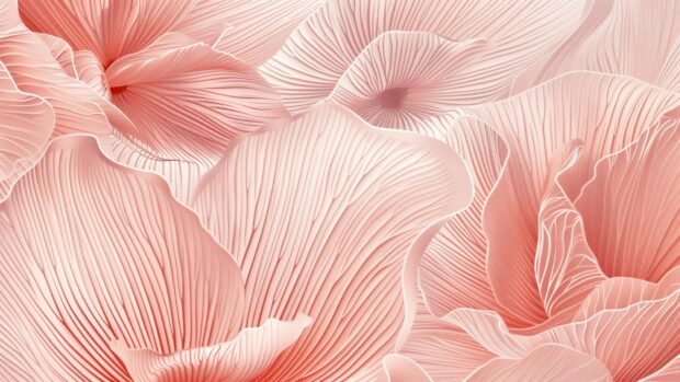 Minimalist abstract floral patterns, delicate lines PC wallpaper.