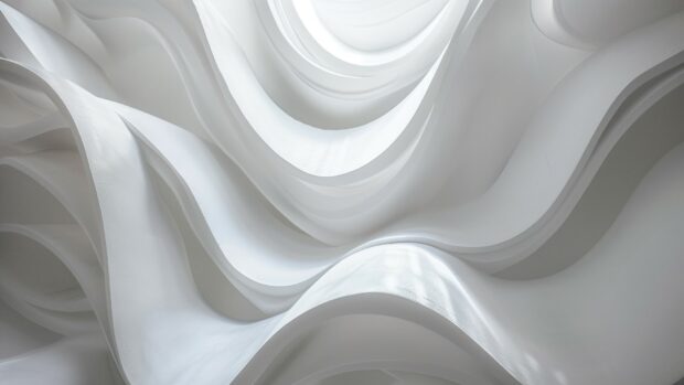 Minimalist abstract flowing forms, elegant simplicity Desktop PC wallpaper.