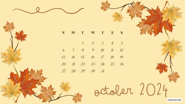 October 2024 Desktop Wallpaper HD.