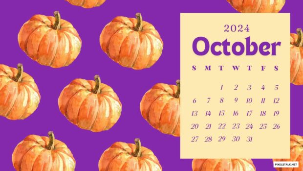 October 2024 HD Desktop Wallpaper.