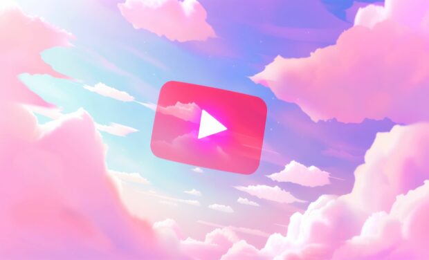 YouTube Logo wallpaper with clean lines and a simple color palette for a modern look.