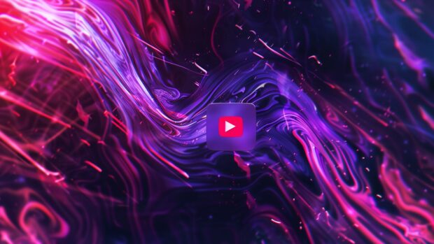YouTube wallpaper HD with a dynamic and energetic design.