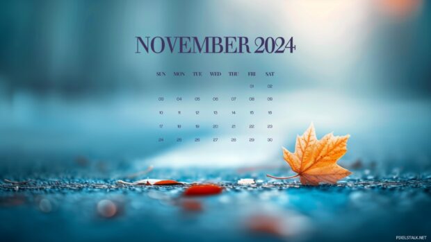 2024 Calendar November Desktop Background 1080p.