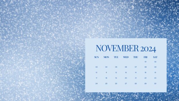 2024 November Calendar HD Wallpaper.