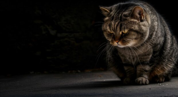 A British Shorthair cat wallpaper HD for Desktop.