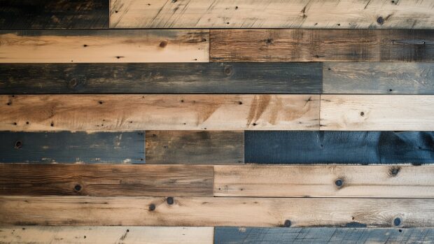 A rustic barn wood background 4K with a mix of dark and light wood panels.