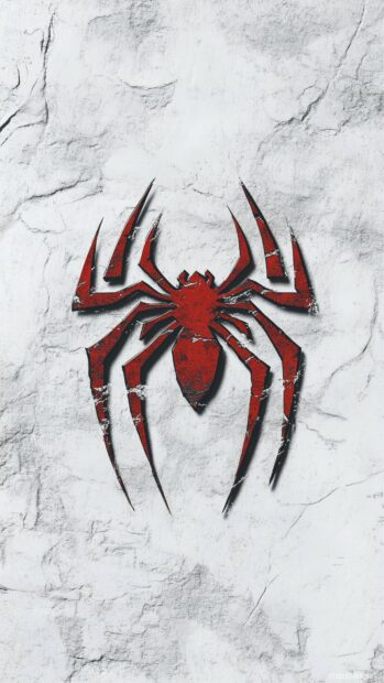 Abstract Spiderman logo HD Wallpaper.