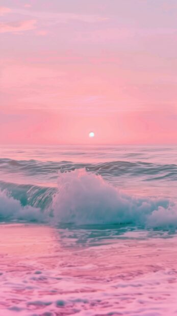 Aesthetic beach wallpaper HD for iPhone.