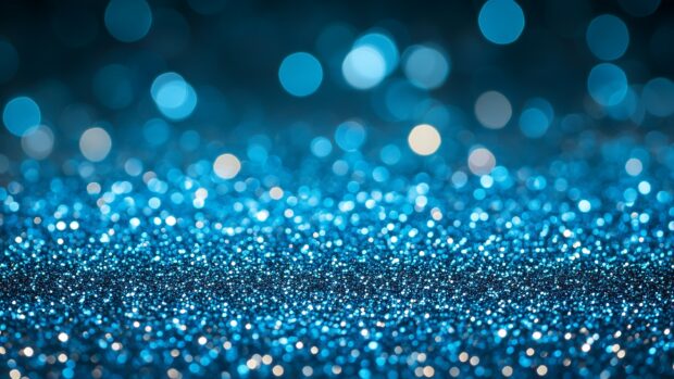 Blue glitter wallpaper for desktop with a calming.