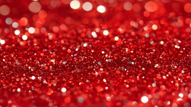 Bold red glitter wallpaper 4K with a vibrant, striking shine.