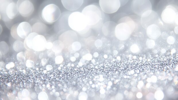 Bright white glitter desktop background with a clear, radiant glow.