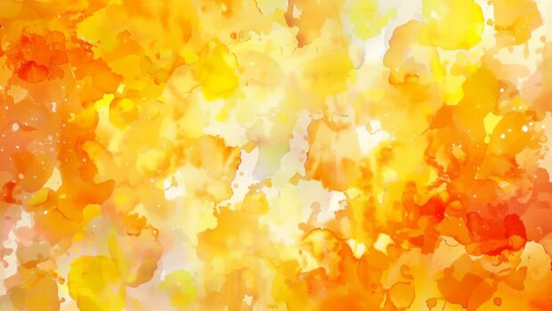 Bright yellow watercolor background with cheerful, sunny tones.