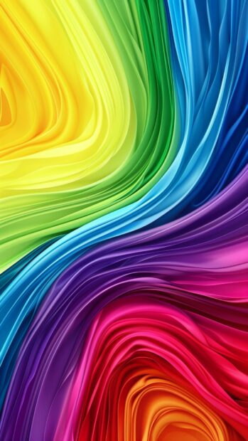 Colorful rainbow iPhone HD background.