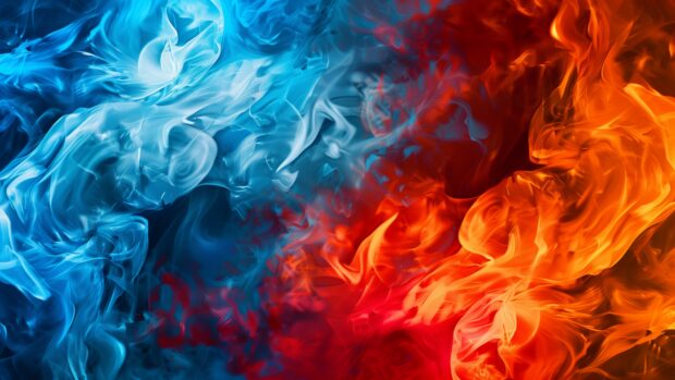 Cool Fire wallpaper 4K for Desktop.