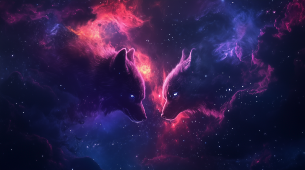 Cool Galaxy Wolf Wallpapers HD.