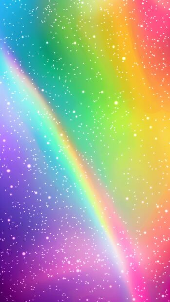 Cute rainbow wallpaper for iPhone.