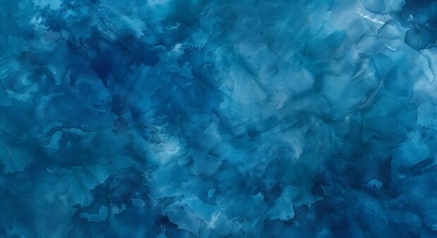 Deep blue watercolor HD background with rich, intense shades.