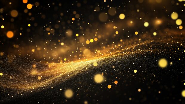 Download Luxurious glitter wallpaper in rich gold tones.