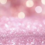 Glitter background 4K in soft pink with a dreamy glow.