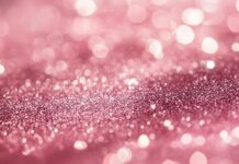 Glitter background in soft pink with a dreamy glow, HD Wallpaper.